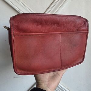 Vinatge Coach NYC Red Companion Bag❤️ 9300 *PROJECT*